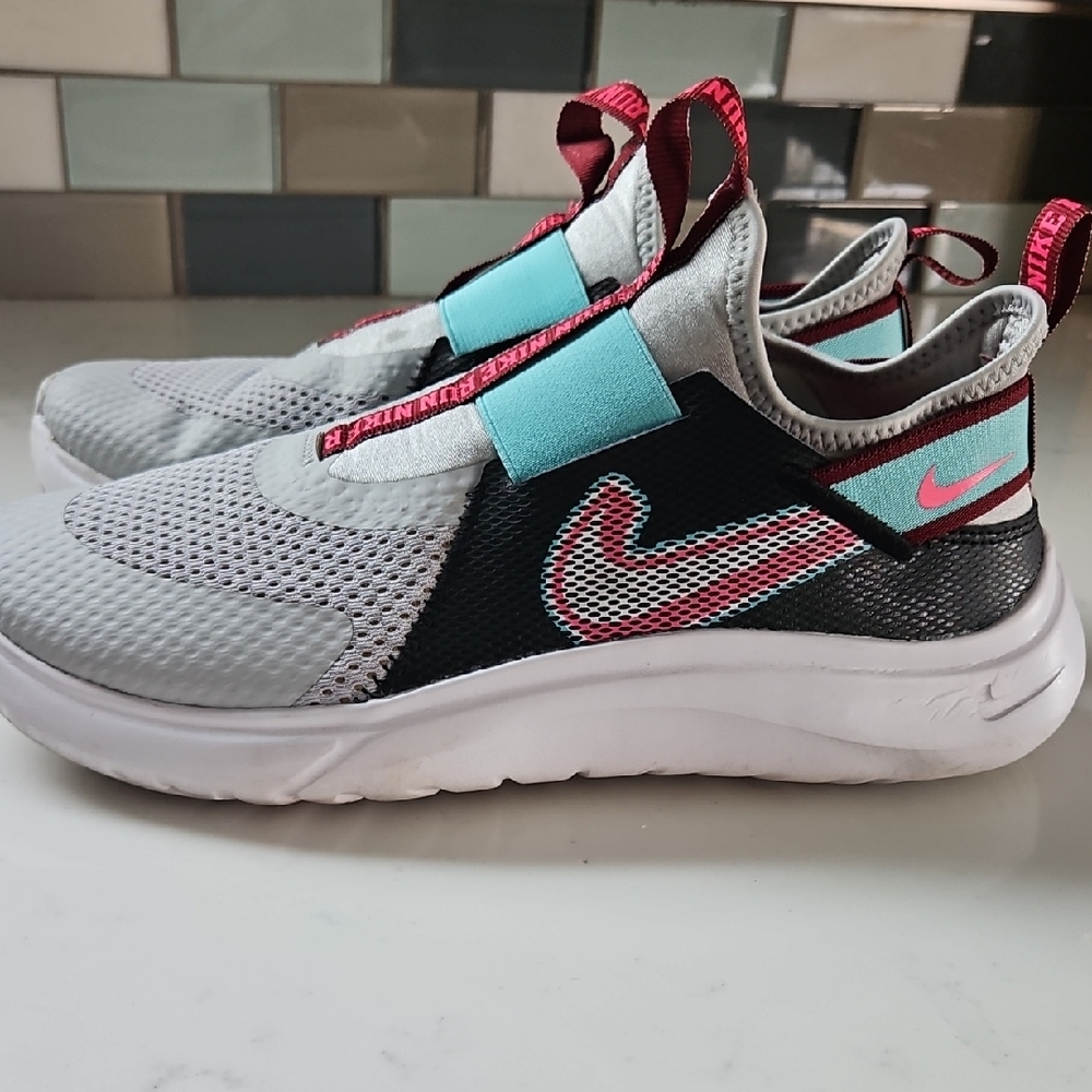 Nike Women's Sneakers - Black, White, and Teal